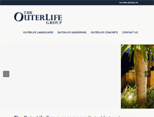 Tablet Screenshot of outerlife.co.nz